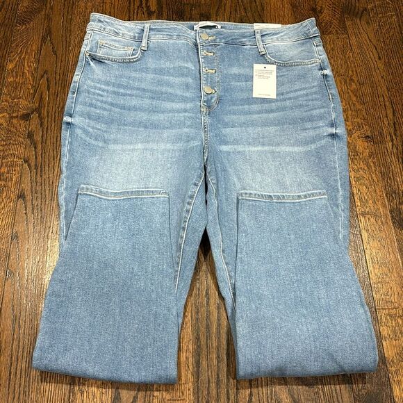 Nine West Light Blue Skinny Jeans size 18 like new - Picture 2 of 9